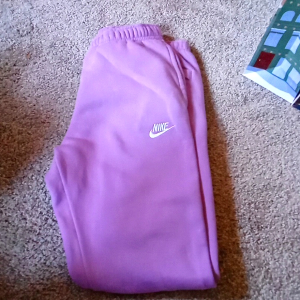 Nike purple joggers
